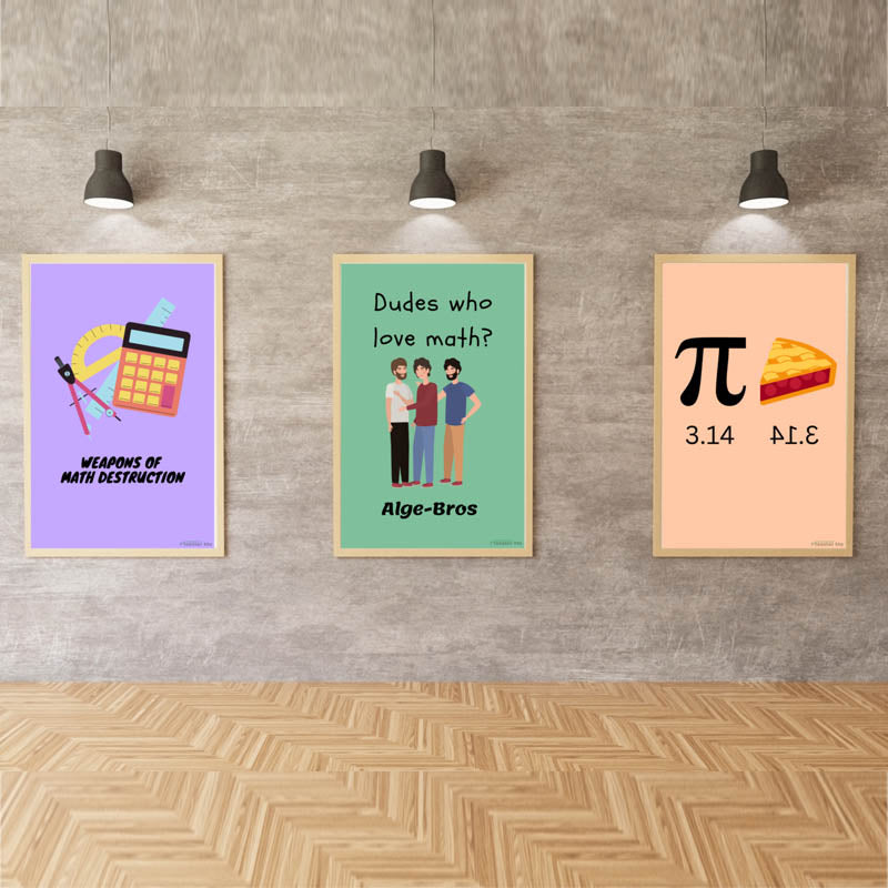Meester Mo - Alge Bros Wiskunde Poster