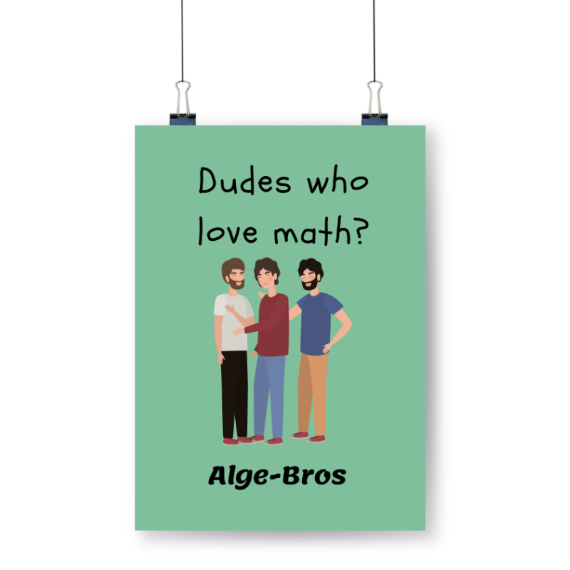 Meester Mo - Alge Bros Wiskunde Poster